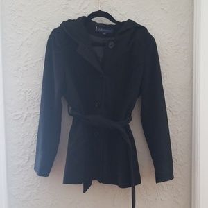 Anne Klein Hooded Pea Coat